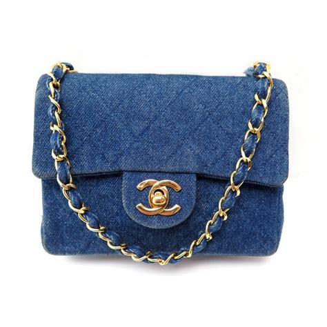 chanel sac denim|chanel mini bag.